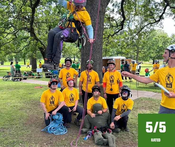 The Home Grove team at a tree care community event